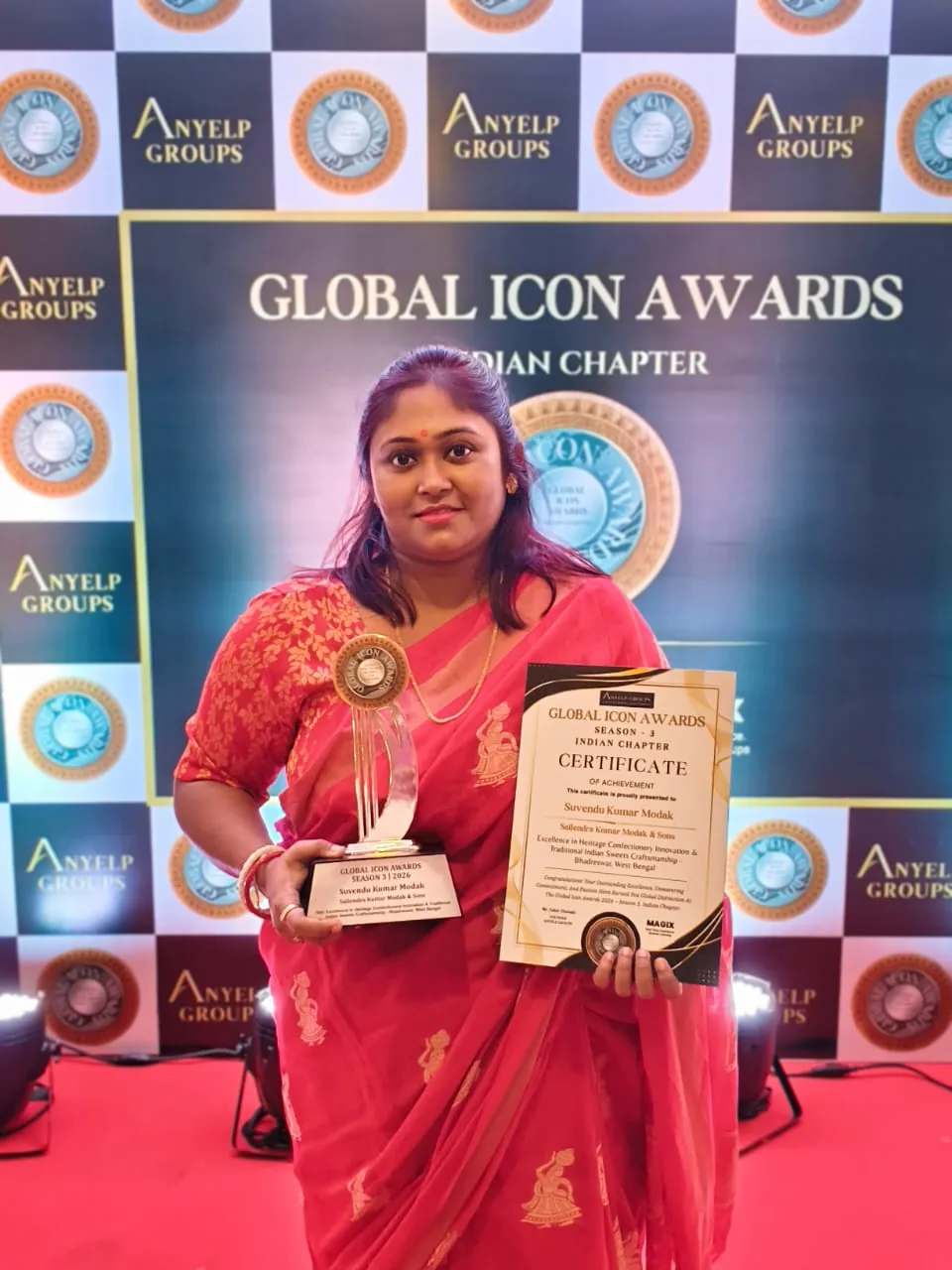 Award and achievement moment for Adi Surjya Kumar Modak 09